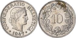 World Coins - Coin, Switzerland, 10 Rappen, 1947