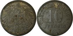 World Coins - Coin, GERMANY - EMPIRE, 10 Pfennig, 1920, Berlin, error die break,