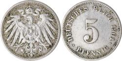 World Coins - Coin, GERMANY - EMPIRE, 5 Pfennig, 1901