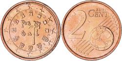 World Coins - Portugal, 2 Euro Cent, 2003, Lisbon, , Copper Plated Steel, KM:741