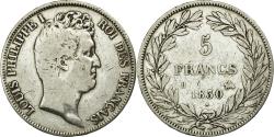 World Coins - Coin, France, Louis-Philippe, 5 Francs, 1830, Rouen, , Silver