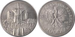 World Coins - Coin, Poland, 10000 Zlotych, 1990, Warsaw, , Copper-nickel, KM:195