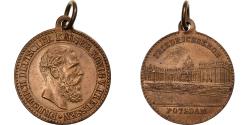 World Coins - Germany, Medal, Friedrich Kaiser, Friedrichskron Potsdam, Copper,