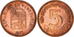World Coins - Coin, Venezuela, 5 Centimos, 1976, , Copper Clad Steel, KM:49
