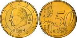 World Coins - Belgium, 50 Euro Cent, 2009, Brussels, , Brass, KM:279