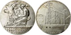 World Coins - France, Medal, Électricité de France et gaz de France, Dropsy,