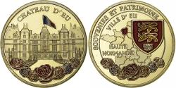 World Coins - France, Token, Le Château d'Eu, Copper-nickel Aluminium, Souvenirs et