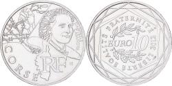 World Coins - France, 10 Euro, Corse, 2012, Silver,