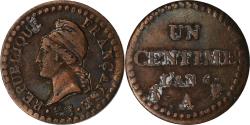 World Coins - France, 1 Centime, Dupré, AN 6, Paris, Copper, , Gadoury:76