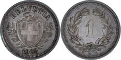 World Coins - Coin, Switzerland, Rappen, 1908, Bern, , Bronze, KM:3.2