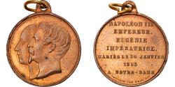 World Coins - France, Medal, Mariage de Napoléon III et Eugénie à Notre Dame, 1853