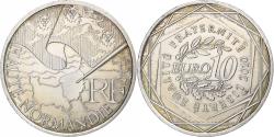 World Coins - France, 10 Euro, Haute-Normandie, 2010, Pessac, Silver,