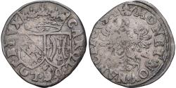 World Coins - Duchy of Lorraine, Charles III, 1 Groschen, 1582-1608, Nancy, Billon,