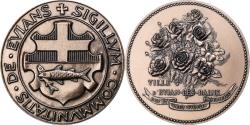 World Coins - France, Medal, Ville d'Evian-les-Bains, Bronze,