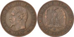 World Coins - Coin, France, Napoleon III, Napoléon III, 5 Centimes, 1855, Strasbourg