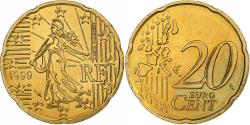 World Coins - France, 20 Centimes, 1999, Pessac, Nordic gold, , KM:1286