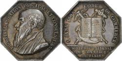 World Coins - France, Token, Michel de L'Hospital, Code de commerce, 1808, Silver, Borrel