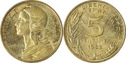 World Coins - Coin, France, 5 Centimes, 1988