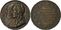 World Coins - France, Medal, FranklIn and Montyon, 1833, Bronze, Barre,
