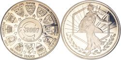 World Coins - France, Medal, L'Europe, La Semeuse, Politics, 2001, , Bronze