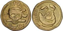 World Coins - France, Token, Banania, Brass,