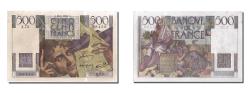 World Coins - Banknote, France, 500 Francs, 500 F 1945-1953 ''Chateaubriand'', 1946
