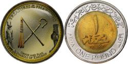 World Coins - Egypt, Token, Trésors d'Egypte, Symbols of Kingship, 2007/AH1428