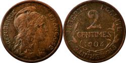 World Coins - Coin, France, Dupuis, 2 Centimes, 1904, , Bronze, Gadoury:107