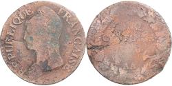 World Coins - Coin, France, Dupré, 5 Centimes, Metz, , Copper, Gadoury:126/126a