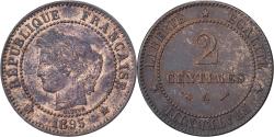 World Coins - France, 2 Centimes, Cérès, 1895, Paris, Bronze, , Gadoury:105