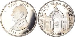 World Coins - France, Medal, René Coty, Président de la République, Politics,