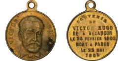 World Coins - France, Medal, Souvenir de Victor Hugo, 1885, Brass,