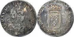 World Coins - France, Louis XV, 1/6 Écu de France, 1723, Amiens, Unpublished !