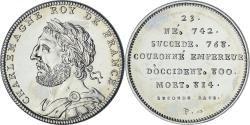 World Coins - France, Medal, Les Rois de France, Charlemagne, History, , Copper-nickel