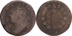 World Coins - France, Béarn, Louis XVI, 12 deniers françois, 1793·5, Pau,