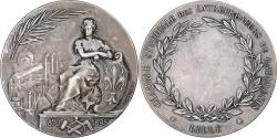 World Coins - France, Medal, Chambre syndicale des entrepreneurs de bâtiments, Silvered