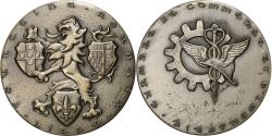 World Coins - France, Medal, Chambre de Commerce Lille-Roubaix-Tourcoing, 1977, Silver, Baron