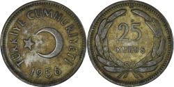 World Coins - Coin, Turkey, 25 Kurush, 1956