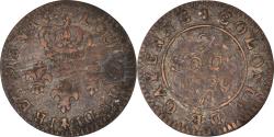 World Coins - Coin, FRENCH GUIANA, 2 Sous, 1789, Paris, , Billon, KM:1, Lecompte:20