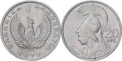 World Coins - Greece, 20 Drachmai, 1973, Copper-nickel, , KM:112