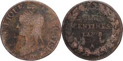 World Coins - Coin, France, Dupré, 5 Centimes, AN 8, Paris, , Copper, Gadoury:126