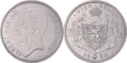 World Coins - Coin, Belgium, Albert I, 20 Francs, 20 Frank, 1932, Brussels, Tranche A