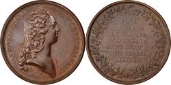 World Coins - France, Medal, Louis XV, Politics, Society, War, 1728, Duvivier,