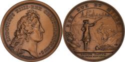 World Coins - France, Medal, Louis XIV, Prise de Douai, History, 1972, Mauger, Restrike