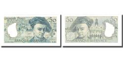 World Coins - France, 50 Francs, Quentin de La Tour, 1985, STROHL TRONCHE DENTAUD, UNC(63)
