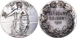 World Coins - Belgium, Medal, Concours Gevaert, 1907, Silvered bronze,