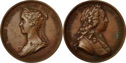 World Coins - France, Medal, Mariage de Louis XV et Marie Leszczynska, 1725, Duvivier