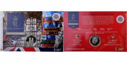 World Coins - British Antarctic Territory, Charles III, 50 Pence, Westminster Abbey, 2023