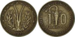World Coins - Coin, West African States, 10 Francs, 1966, , Aluminum-Nickel-Bronze