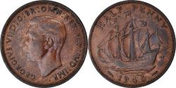 World Coins - Coin, Great Britain, George VI, 1/2 Penny, 1945, , Bronze, KM:844